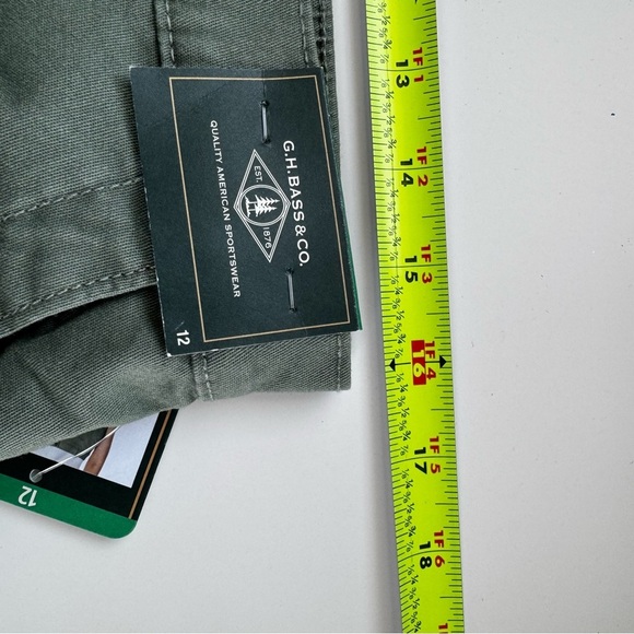 G.H. Bass & Co. Blue Chinos with Modern Cropped Fit NWT - Picture 7 of 8